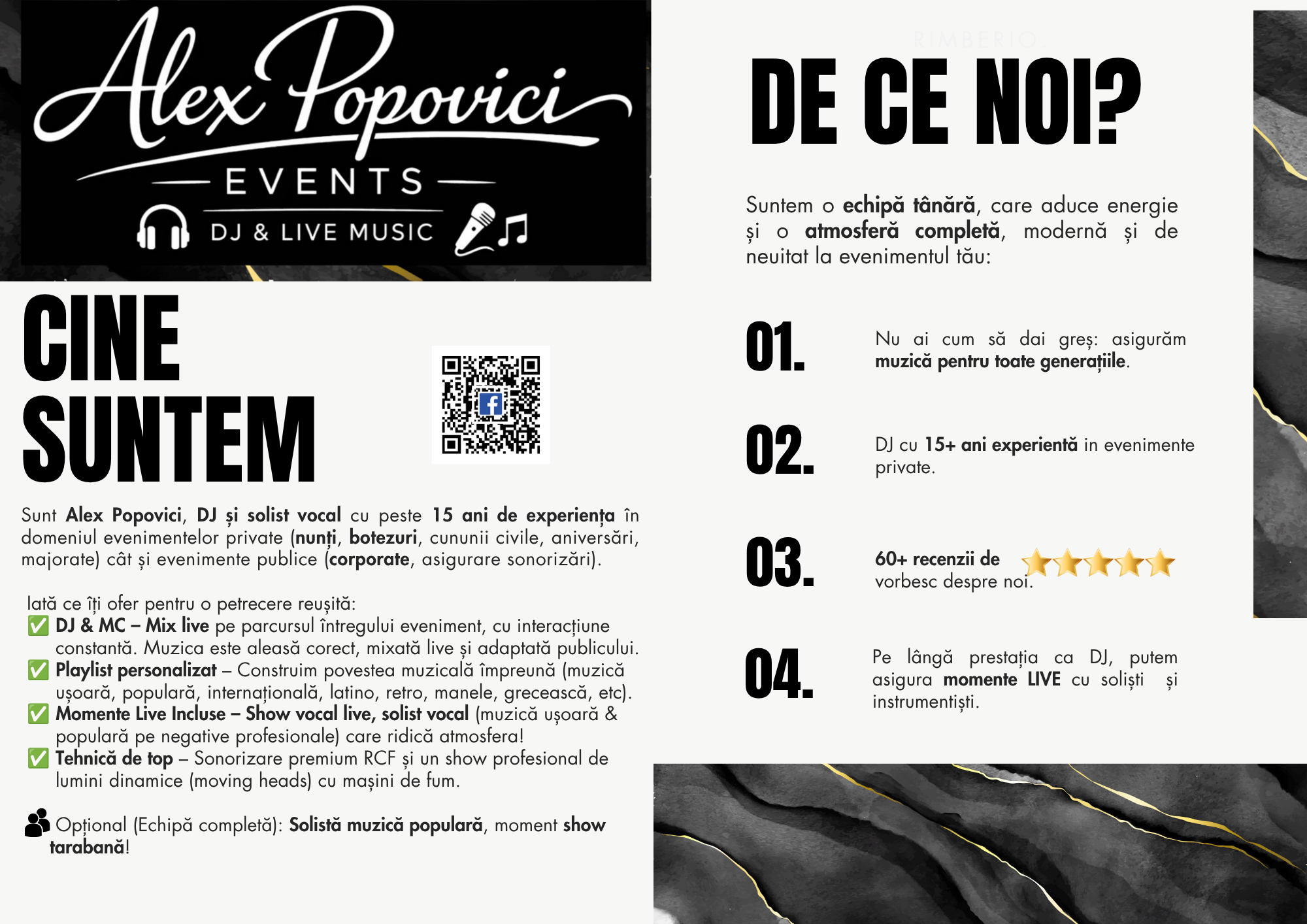 Alex Popovici Events